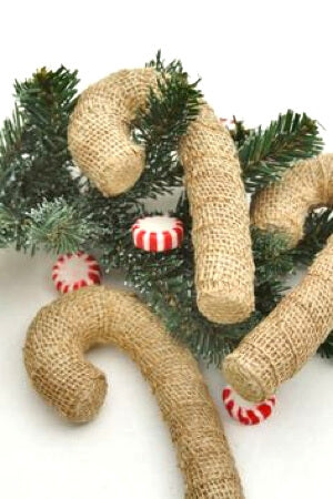Decoración navideña con arpillera. Una opción precio-calidad excelente.