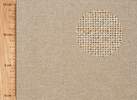Tela de lino de 292 gr:m² 315 cm ancho detalle