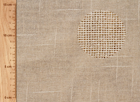 Tela de lino de 130 gr:m2 320cm ancho detalle
