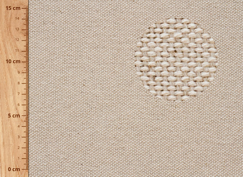 tela de lino gruesa 317 cm ancho detalle