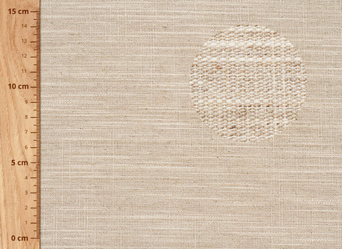 tela lino algodón 252 g:m² 300 cm ancho detalle