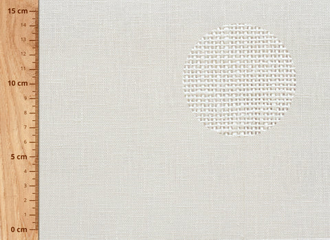 Tejido de lino de 239 gr:m² 296 cm ancho detalle