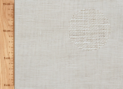 tela de lino ligera 97 g:m² 345 cm ancho detalle