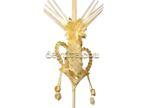 Palma blanca trenzada BETA II detalle