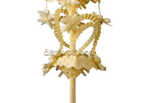 Palmas blancas rizadas DELTA II detalle