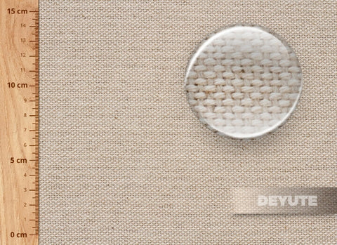 tela de lino gruesa 317 cm ancho detalle