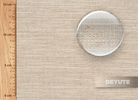 tela lino algodón 252 g:m² 300 cm ancho detalle