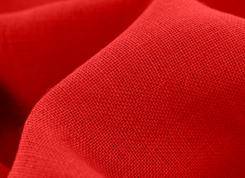 tela de yute roja